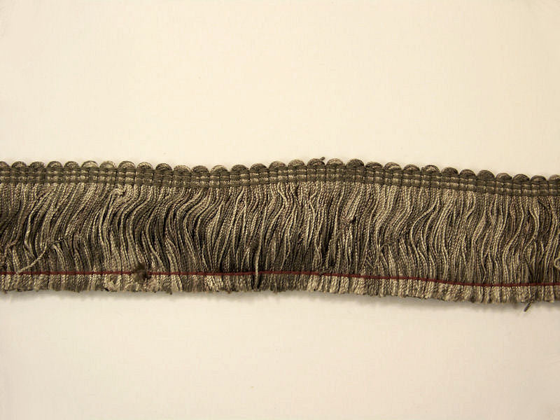 Lush Forge Silver Brush Fringe Home Decor Trim