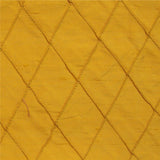 Silk Quilted Lozenges Gold Diamond Dupioni Home Decor Fabric