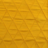 Silk Quilted Lozenges Gold Diamond Dupioni Home Decor Fabric