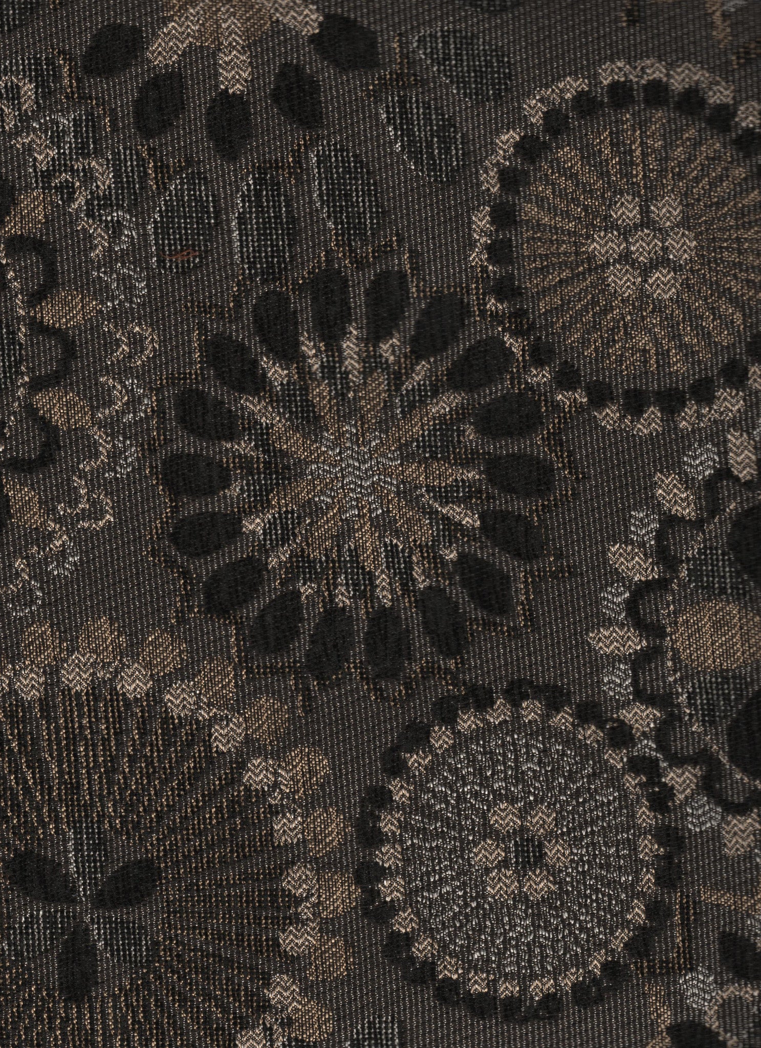 Home Decor Fabric Intricate Circles Sun Scope Jet Toto Fabrics