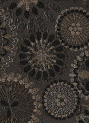 Home Decor Fabric Intricate Circles Sun Scope Jet Toto Fabrics