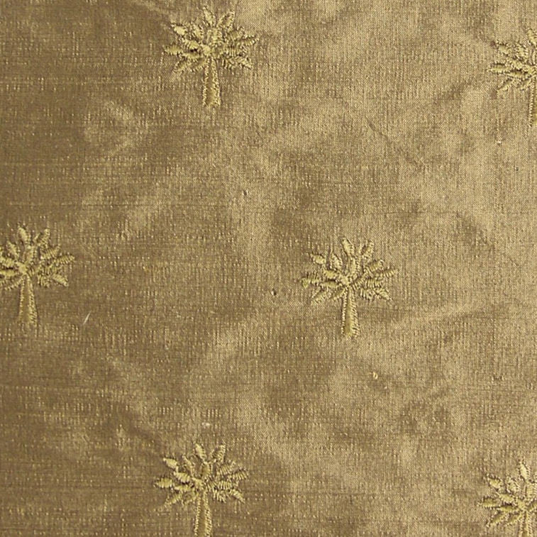 Home Decor Fabric Embroidered Silk Dupioni Tree Color 146 Toto Fabrics