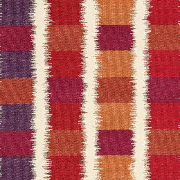 Knoll Textiles Upholstery Fabric Remnant Ikat Square Mustang