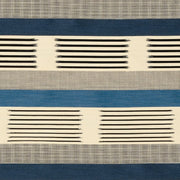 Knoll Textiles Upholstery Fabric Remnant Ikat Stripe Atlantic