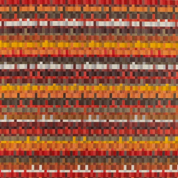 Remnant of Momentum Interim Coridal Orange Upholstery Fabric