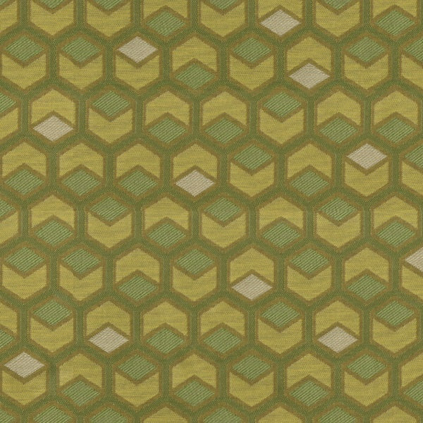 Designtex Isometry Green Upholstery Fabric
