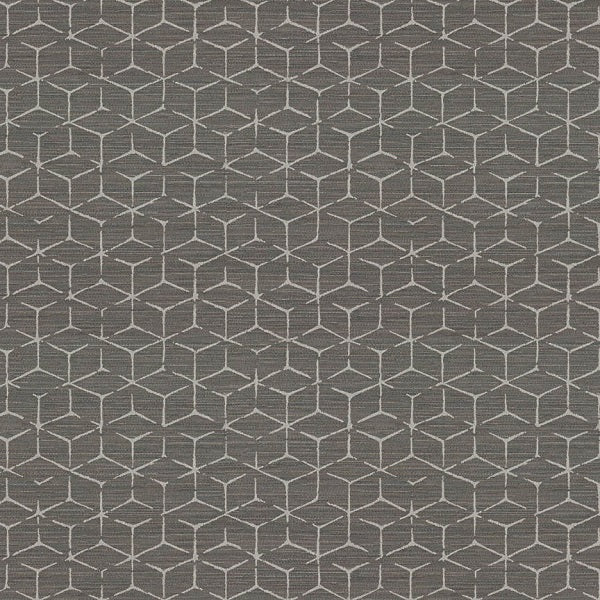 Arc-Com Itajime Fog Modern Design Gray Upholstery Fabric