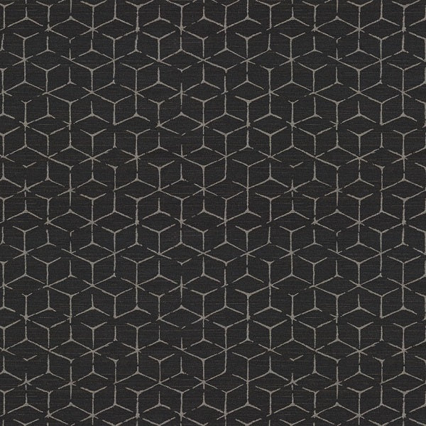 Arc-Com Fabrics Upholstery Fabric Remnant Itajime Onyx