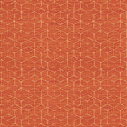 Arc-Com Fabrics Upholstery Fabric Remnant Itajime Tangerine