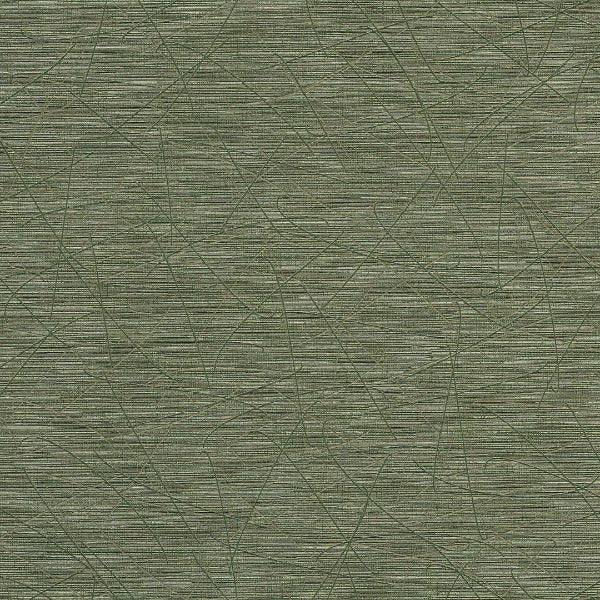 Remnant of Arc-Com Jing Lemongrass Random Etched Green Upholstery Vinyl