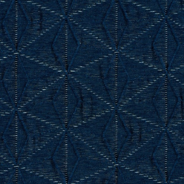 Designtex Kami Indigo Blue Upholstery Fabric 3874 401