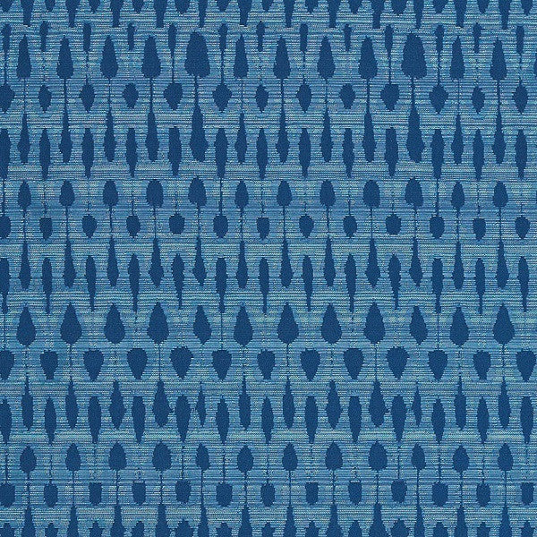 Remnant of Katano Indigo Blue Upholstery Fabric