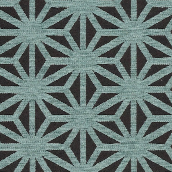 Arc-Com Fabrics Upholstery Fabric Remnant Kirigami Ice Blue