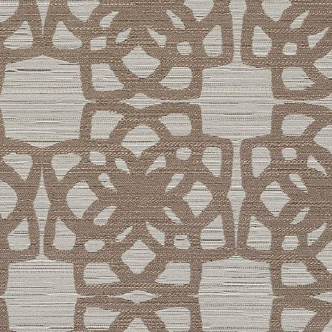 Designtex Lattice Taupe Durable Beige Upholstery Fabric