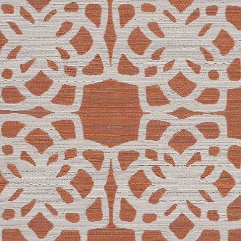 Designtex Lattice Tangelo Orange Upholstery Fabric