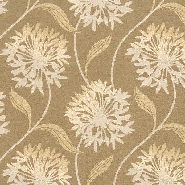 Remnant of Laurel Sand Beige Upholstery Fabric
