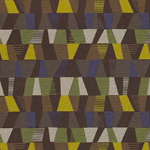 Momentum Ledge Seneca Geometric Brown Upholstery Fabric