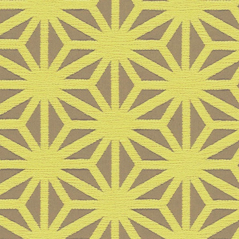 Arc-Com Fabrics Upholstery Fabric Remnant Kirigami Lemon Drop
