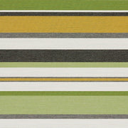 Remnant of Arc-Com Sonata Stripe Lime Green Sunbrella Upholstery Fabric