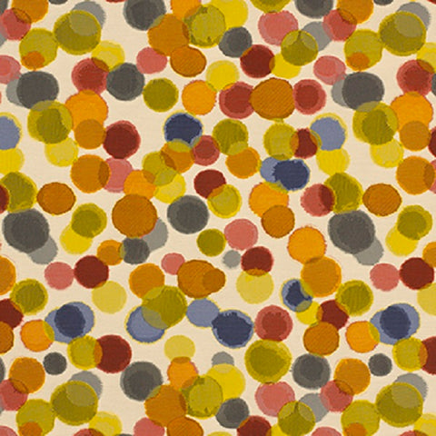 Momentum Lina Primary Overlapping Circles Upholstery Fabric
