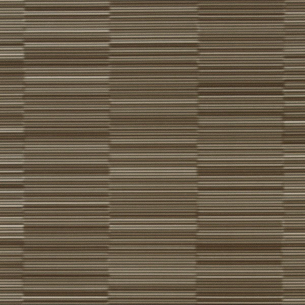 Maharam Lineage Rattle Geometric Brown Striped Upholstery Vinyl