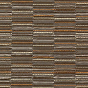 Momentum LineUp Pewter Staggered Stripe Gray Upholstery Fabric