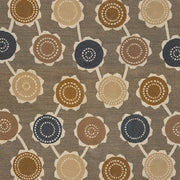Momentum Textiles Upholstery Fabric Geometric Floral Livia Stone