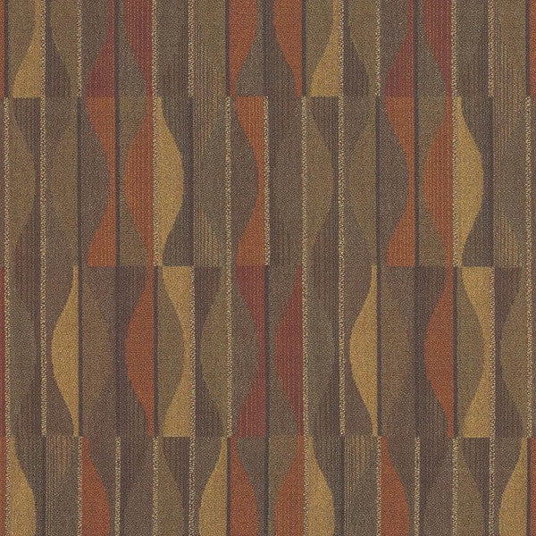 Arc-Com Fabrics Upholstery Fabric Wavy Stripe Vinyl Lyric Pepper