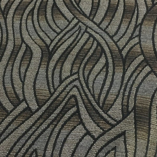 Swavelle Mill Creek Mammoth Cave Graphite Textured Gray Upholstery Fabric