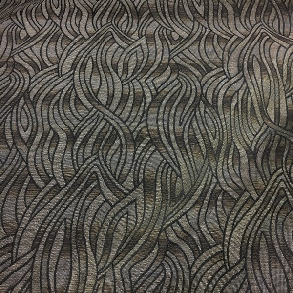 Swavelle Mill Creek Mammoth Cave Graphite Textured Gray Upholstery Fabric