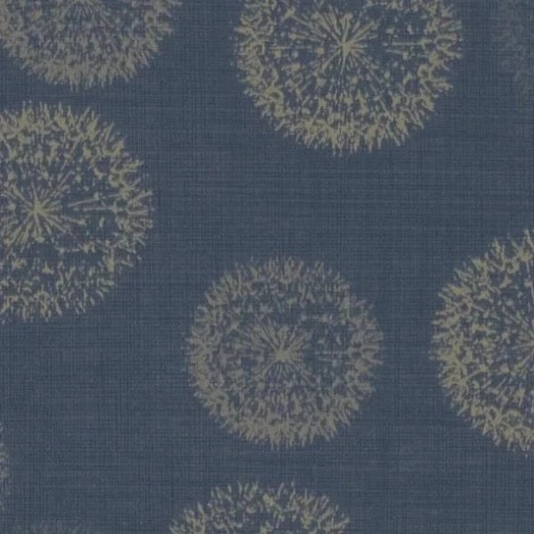 Remnant of Mayer Fabrics Dande Cerulean Upholstery Fabric