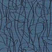 Remnant of Mayer Fabrics Meander Bluebell Upholstery Fabric