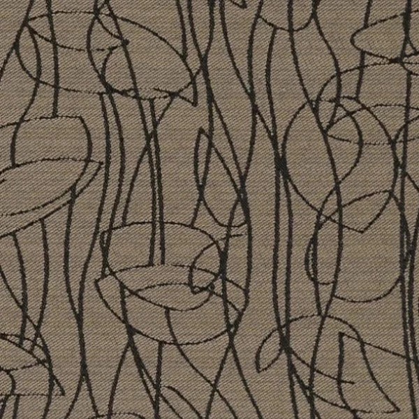 Remnant of Mayer Fabrics Meander Bark Upholstery Fabric