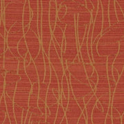 Remnant of Mayer Fabrics Meander Blaze Upholstery Fabric