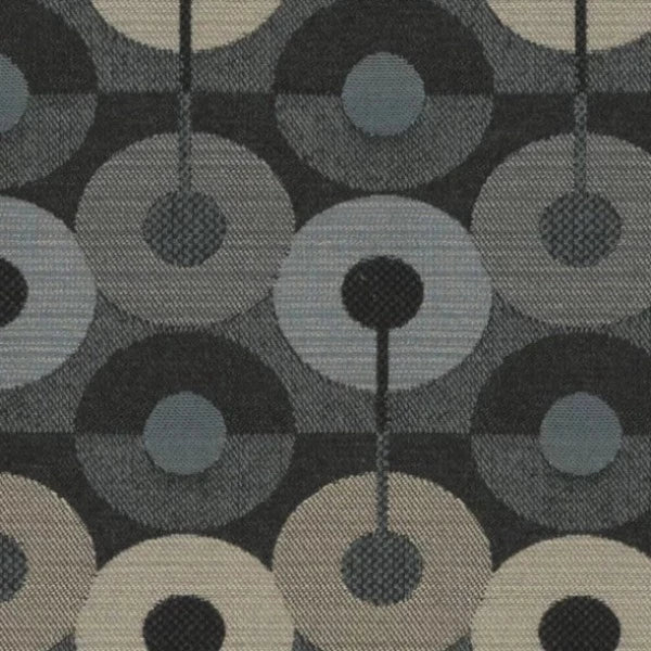 Remnant of Mayer Fabrics Circumference Midnight Upholstery Fabric