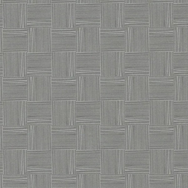 Remnant of Mayer Fabrics Sequence Pewter Upholstery Fabric