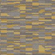 Remnant of Mayer Fabrics Collage Goldenrod Upholstery Fabric