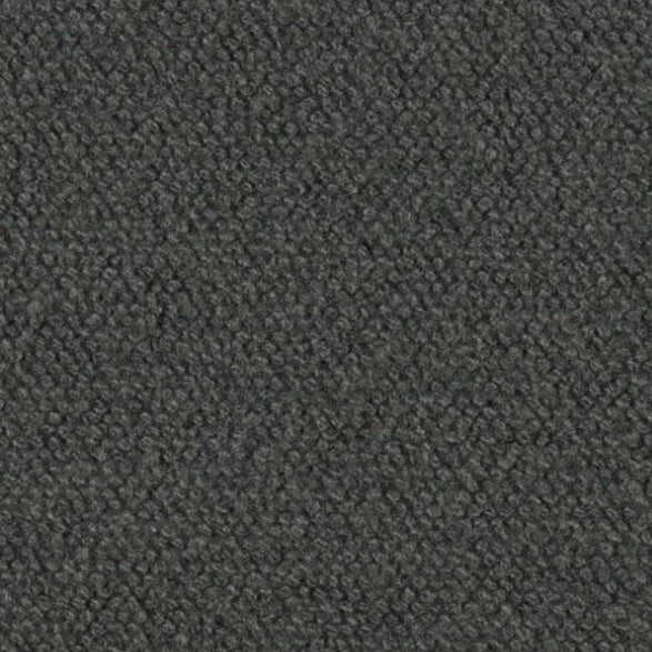 Remnant of Mayer Fabrics Wool Boucle Charcoal Upholstery Fabric