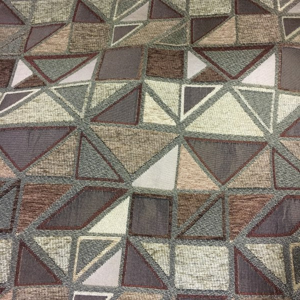 Swavelle Mill Creek Monopoly Spice Geometric Chenille Brown Upholstery Fabric