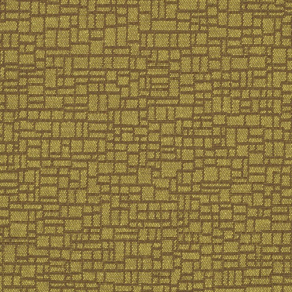 Fabric Remnant of Mosaic Spring Green Upholstery Fabric