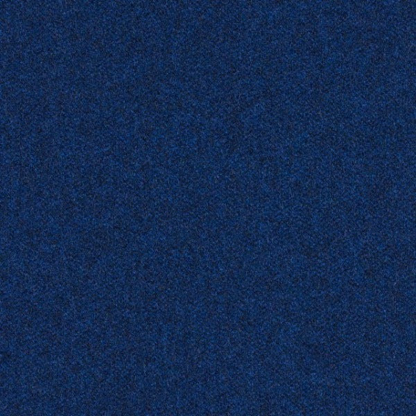 Remnant of Designtex Heather Navy Blue Wool Upholstery Fabric
