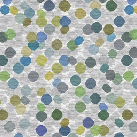 Designtex Otto Aqua Geometric Multi Upholstery Fabric