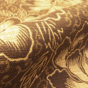 Boho Batik Chestnut Botanical Print Brown Outdoor Fabric