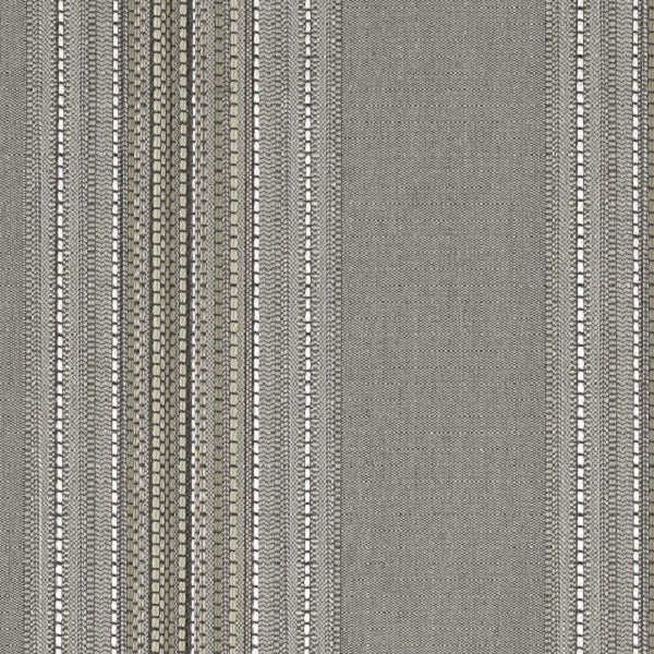 Designtex Oxford Stripe Fog Modern Gray Upholstery Fabric