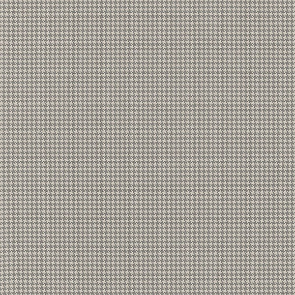 Schumacher Houndstooth Oxford Gray Upholstery Fabric