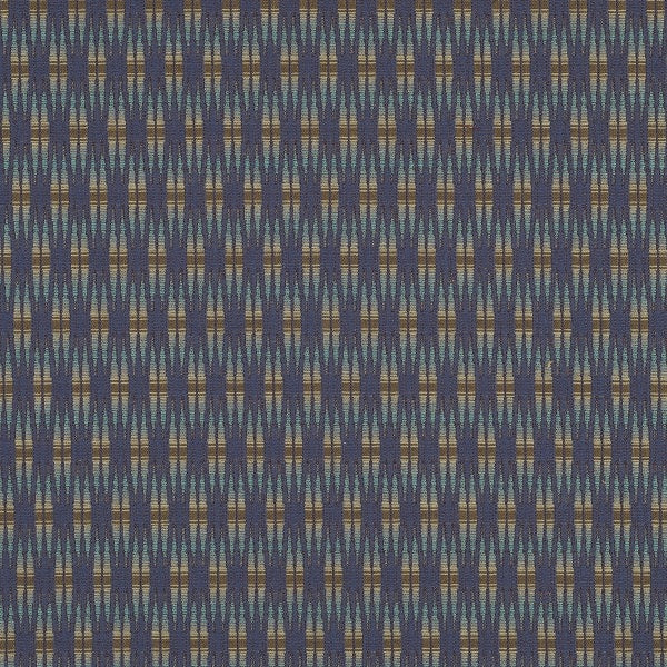 Pallas Inlay Navy Upholstery Fabric