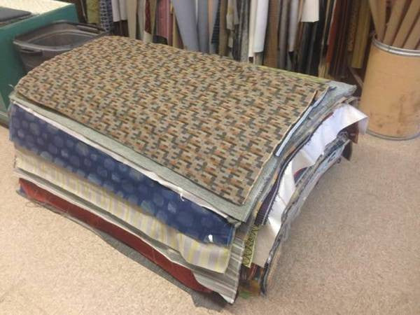 Pallet of  Remnant Fabric Pieces