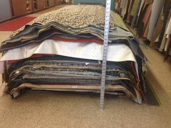 Pallet of  Remnant Fabric Pieces