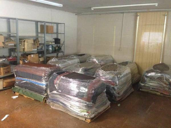 Pallet of  Remnant Fabric Pieces