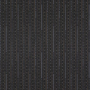 Pick Jet Rows Of Dots Black Upholstery Fabric